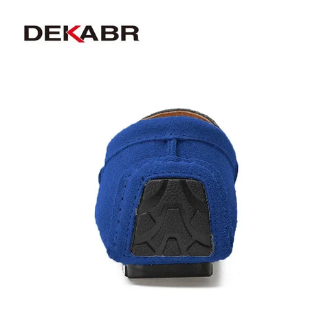 DEKABR Handgemaakte Heren Loafers Luxe Echt Lederen Casual Schoenen
