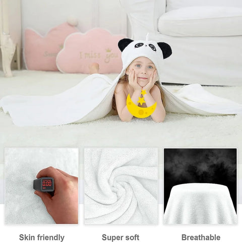MICHLEY Unisex Cute Hooded Bath Baby Towel