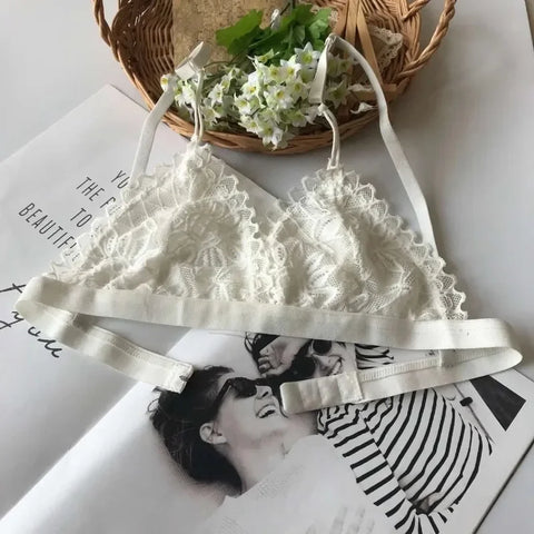 Summer Lace Tube Top Bralette for Women - Lightweight Transparent Lingerie