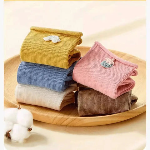 AIBEDILA 3 paar unisex katoenen babysokken 