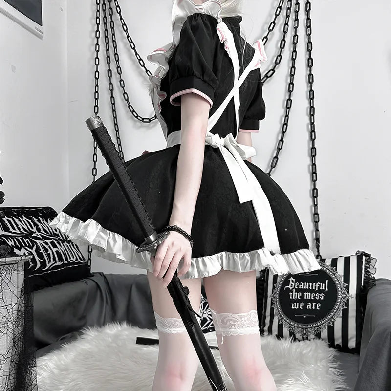 Chinese Style Maid Lolita Cosplay Costume