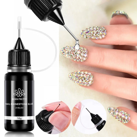 BORN PRETTY 10g Gel Nail Glue for Rhinestones