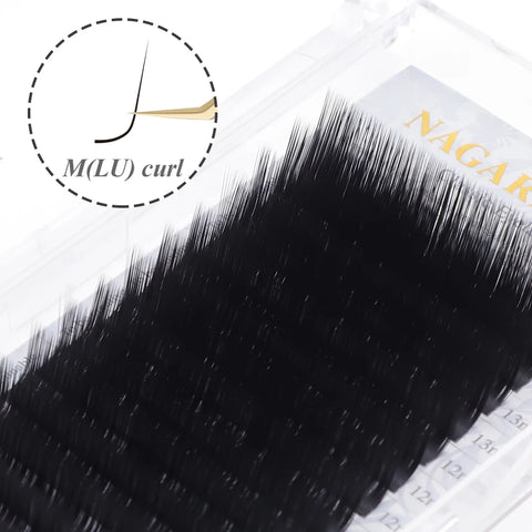 NAGARAKU Synthetic Mink Eyelashes – Individual Eyelash Extensions for a Natural Look