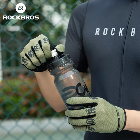 ROCKBROS Ademende antislip fiets handschoenen voor MTB en racefietsen
