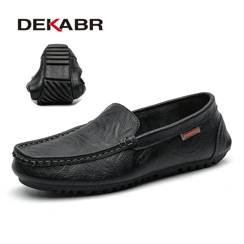 DEKABR Heren Loafers van Echt Leer - Casual &amp; Comfortabel