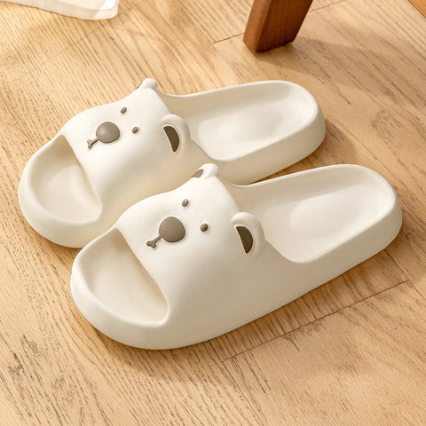 EVA Unisex Cute Bear Cartoon Home Slippers