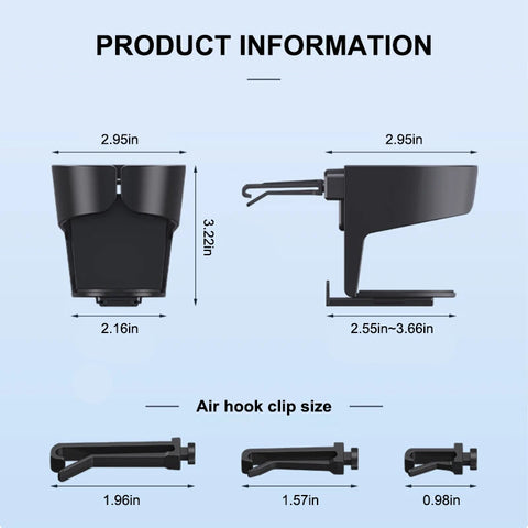SEAMETAL Universal Car Cup Holder