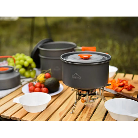 Widesea Camping Tableware Outdoor Cookware Set - Essential Gear for Hiking, Picnics, and Travel