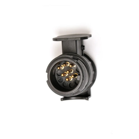 Duurzame 13 naar 7-pins stekkeradapter voor aanhangwagenconnector - waterdichte 12V-trekhaakoplossing 