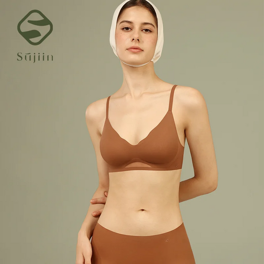 SUJIIN Women's Seamless Push Up Bra