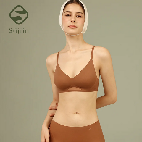 SUJIIN Women's Seamless Push Up Bra