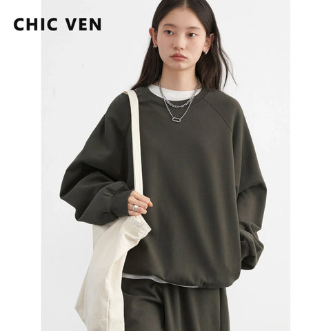 CHIC VEN Women Sweatshirts & Pants Set