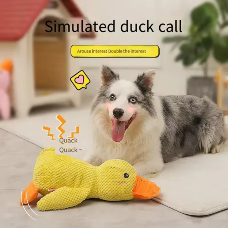 Stomping Duck Dog Toy - Bite Resistant & Interactive