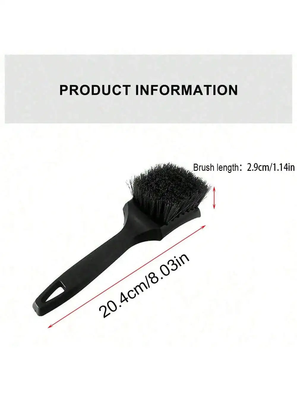 Car Tire Rim Brush - Premium Wheel Hub Cleaning Tool