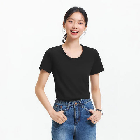 Semir dames T-shirt met korte mouwen en vochtafvoerend effect 