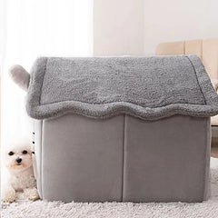 Cozy Indoor Dog House - Soft Pet Bed Tent for Small to Large Pets