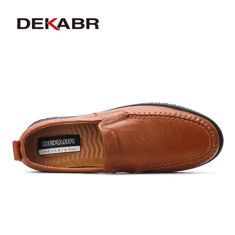 DEKABR Herenloafers van echt leer - Luxe casual rijschoenen