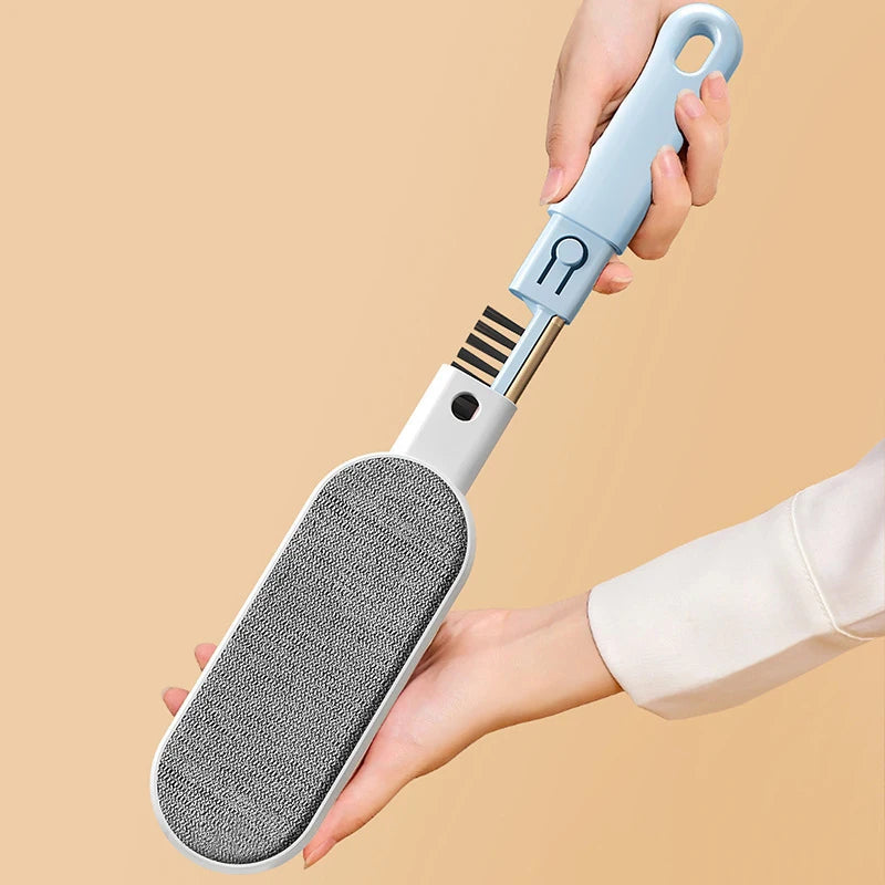 4-in-1 Portable Lint Remover and Pet Hair Brush - Manual Fluff Remover for Clothes and Carpets