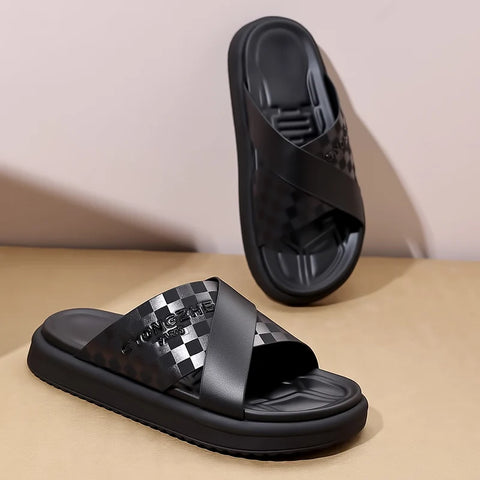 Comfortabele strandslippers voor heren