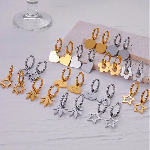 Skyrim Stainless Steel Women's Earrings - Fashion Jewelry Gift