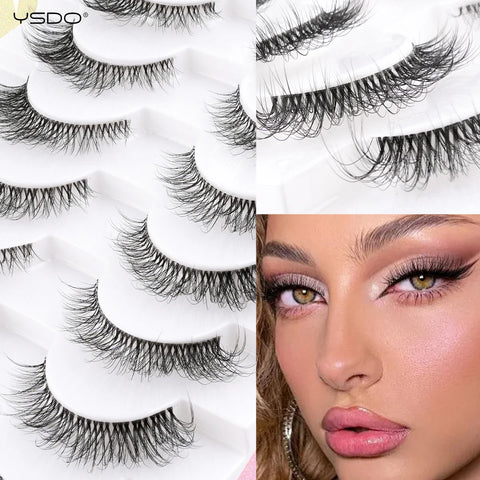 YSDO Natura Cat Eye Lashes - 3/10 Pairs Faux Mink Eyelashes
