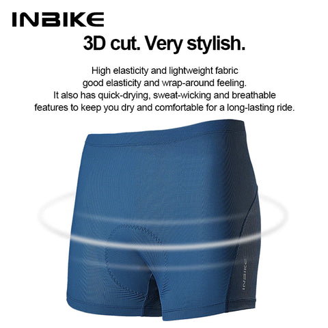 INBIKE Summer Men's Cycling Underwear Padded Bicycle Shorts