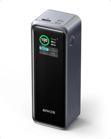 Anker Prime 27650mAh Power Bank – 250W 3-Port Travel Charger