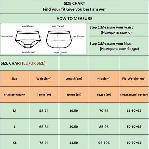 FINETOO Women's Cotton Striped Underwear - 4Pcs