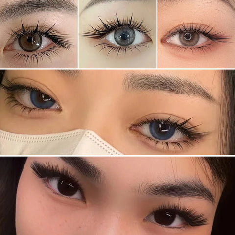 NAGARAKU Synthetic Mink Individual Eyelash Extensions - 16 Lines Mix Curls 7-15mm