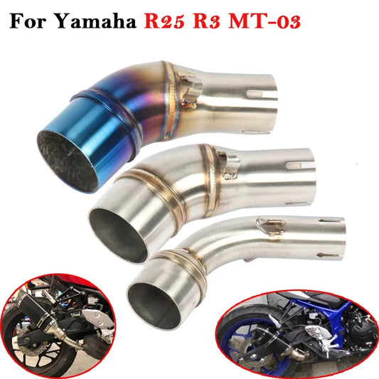Yamaha YZF R25 R3 MT-03 Exhaust Muffler Slip-On Pipe