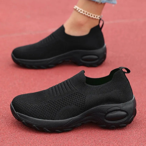 Rode casual sportschoenen voor dames 