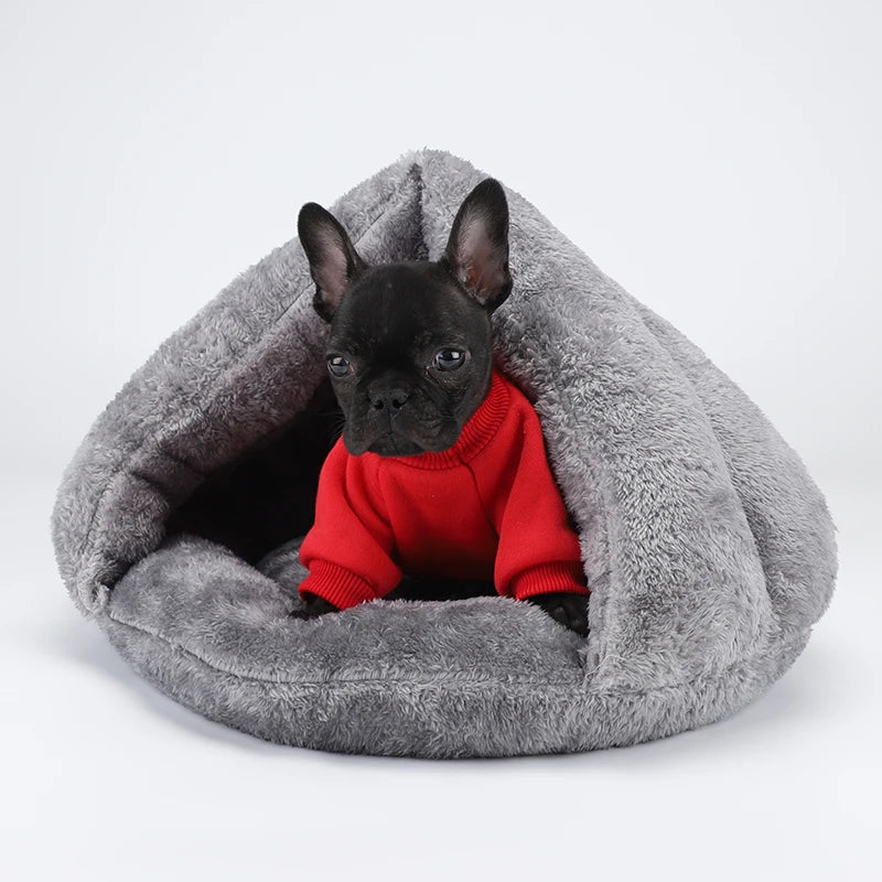 Cozy Plush Dog Bed – Perfect Small and Medium Pet Furniture for Dogs and Cats