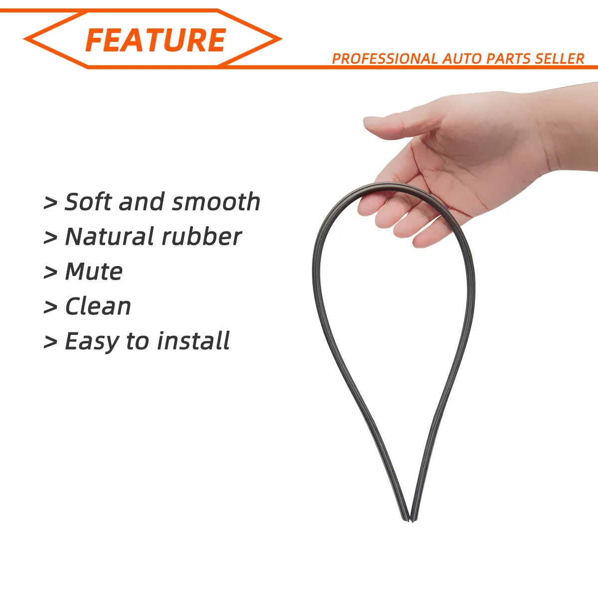 Car Wiper Rubber Strip Replacement