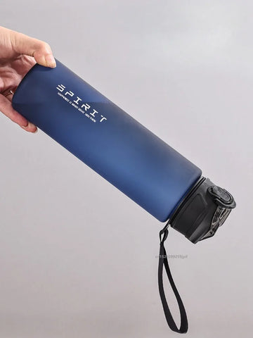 750ml Motivational Water Bottle with Straw - Large Capacity Leakproof Jug for Gym Travel and Outdoor Sports