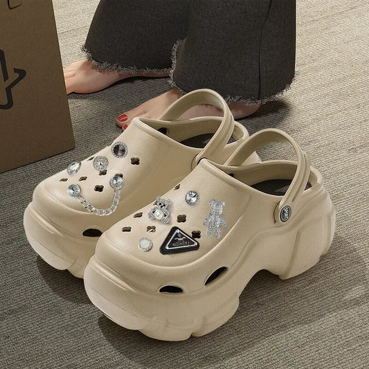 Schattige kattengat tuinschoenen voor dames