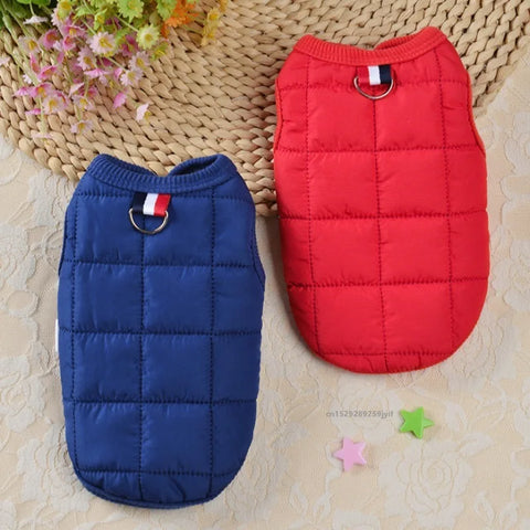 Winter Warm Dog Coat Jacket for Small Dogs - Windproof Padded Pet Clothing