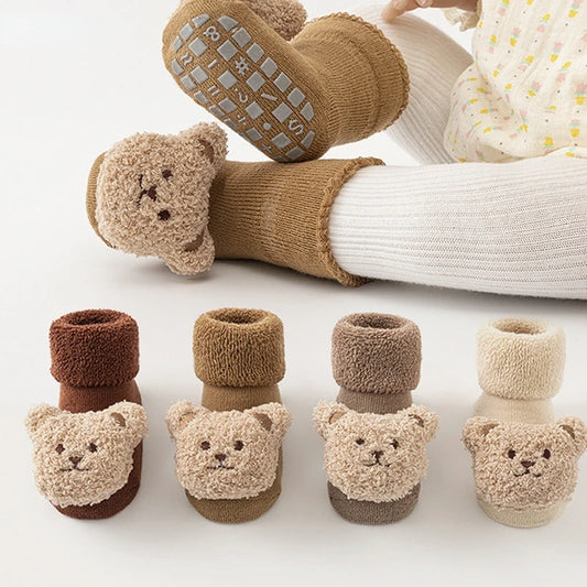 Cute Bear Baby Socks for Boys & Girls