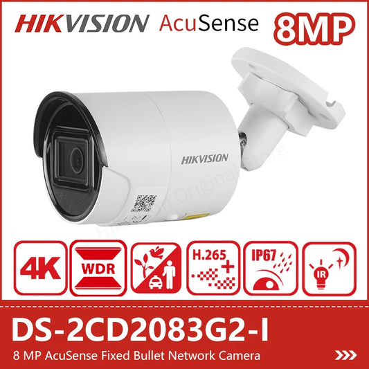 Hikvision Acusense 4K Outdoor IP Camera - DS-2CD2083G2-I