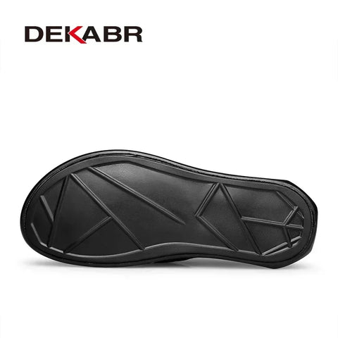 DEKABR Bequeme Sommer-Flip-Flops für Herren 