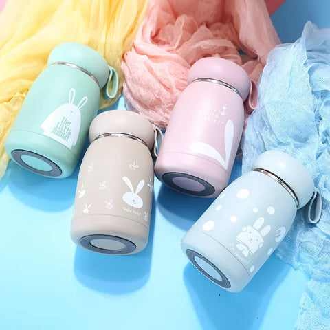 Mini 320ml Cute Thermos Bottle - Portable Thermal Mug for Kids and Girls