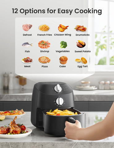 Midea 2L Hot Air Fryer - Efficient & Healthy Cooking