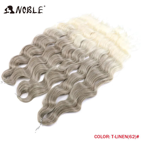 Noble Hair Synthetic Loose Deep Wave 24" Braiding Hair Extensions