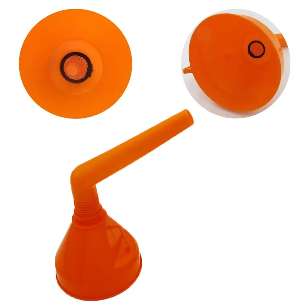 Refueling Funnel with Filter for Motorcycles and Cars – Essential Tool for Easy Refueling