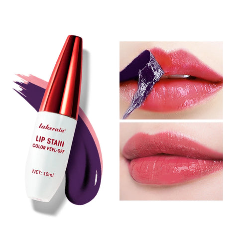 Water Resistant Lip Stain Peel Off - 24 Hours Matte Lipstick