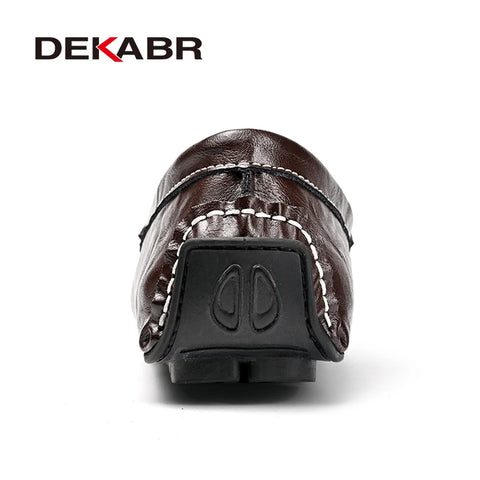 DEKABR Heren Casual Loafers - Instappers van Echt Leer