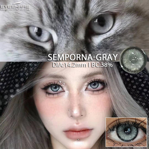 EYESHARE Gray Colored Contact Lenses for a Fashionable Look