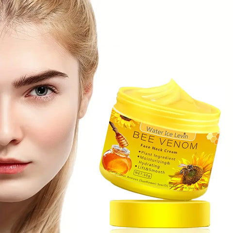 Bee Venom Neck Cream for Moisturizing and Firming Skin