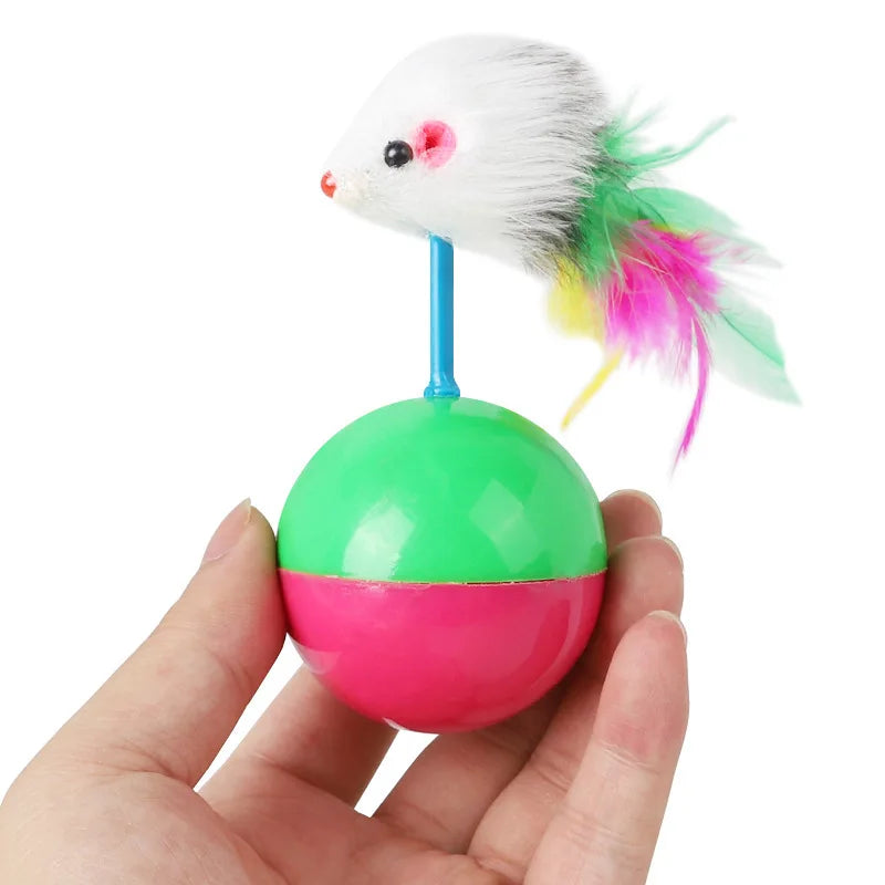Interactive Cat Toy Set - Fun Mouse Teaser for Cats and Dogs