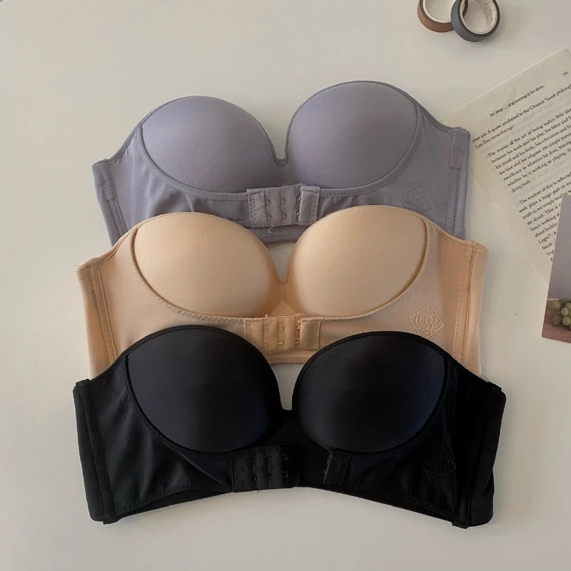 FINETOO Front Closure Strapless Bra