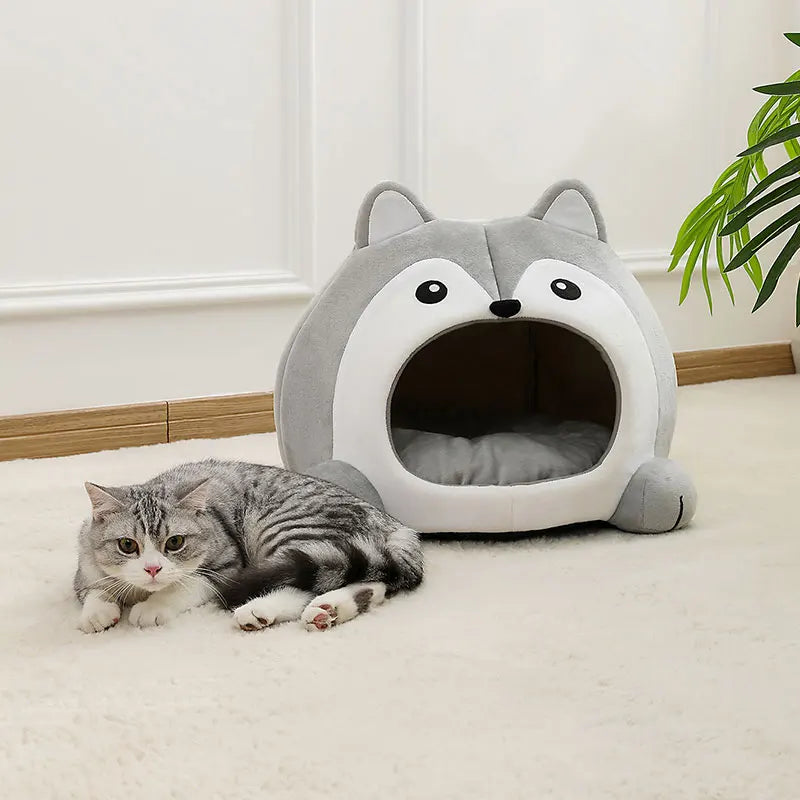 Very Soft Cat Bed - Cozy Pet Basket for Cats and Small Dogs